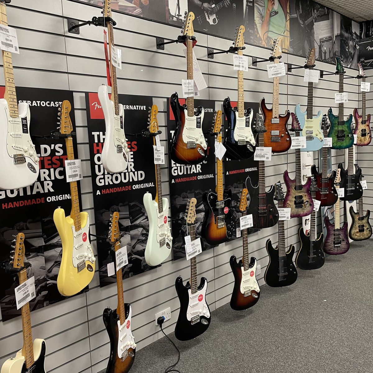 HWAudioUK's tweet photo. Good Morning Twitter!! We've had a bit of a rearrange with out guitars in store! Come and check them out and let us know what you think! 🎸😎 https://t.co/MbJpFVAVYf