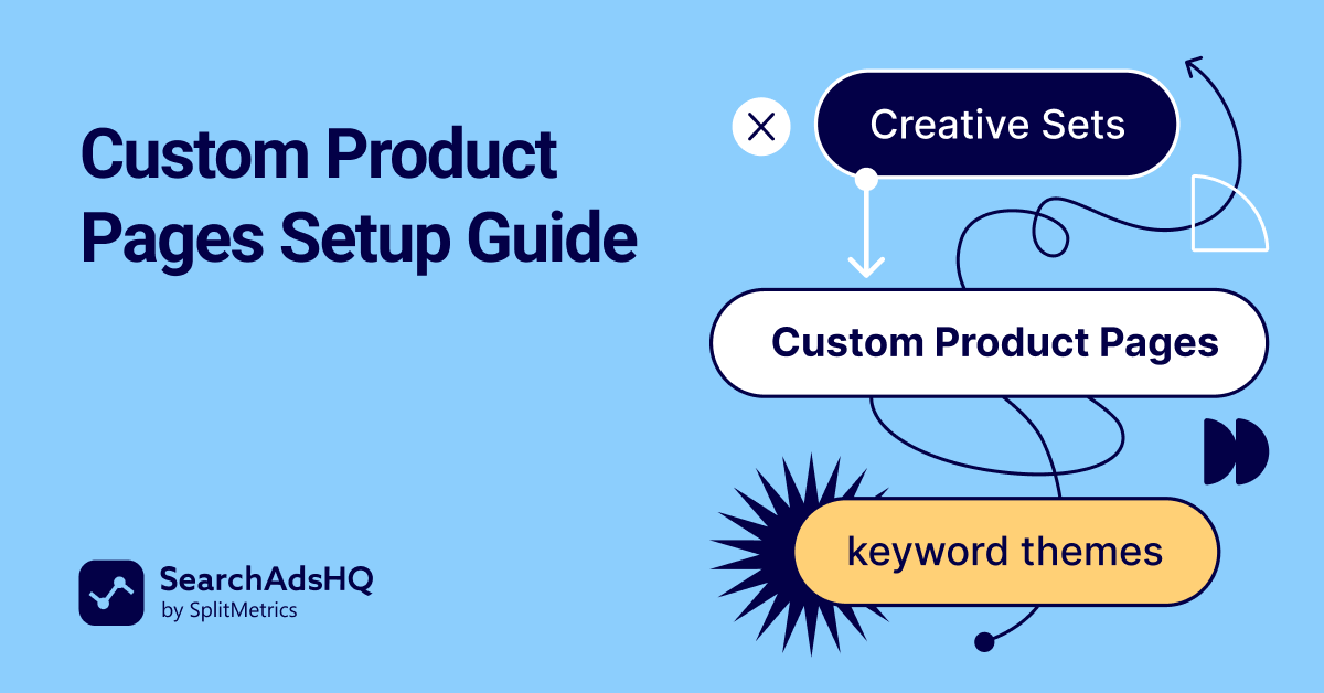 SplitMetrics's tweet photo. #iOS15 custom product pages are live. Check out our short & sweet guide on custom product pages' setup & quickly adjust your paid UA strategy: https://t.co/Me5kX4nWrq
#customproductpages https://t.co/IimgSRai7o
