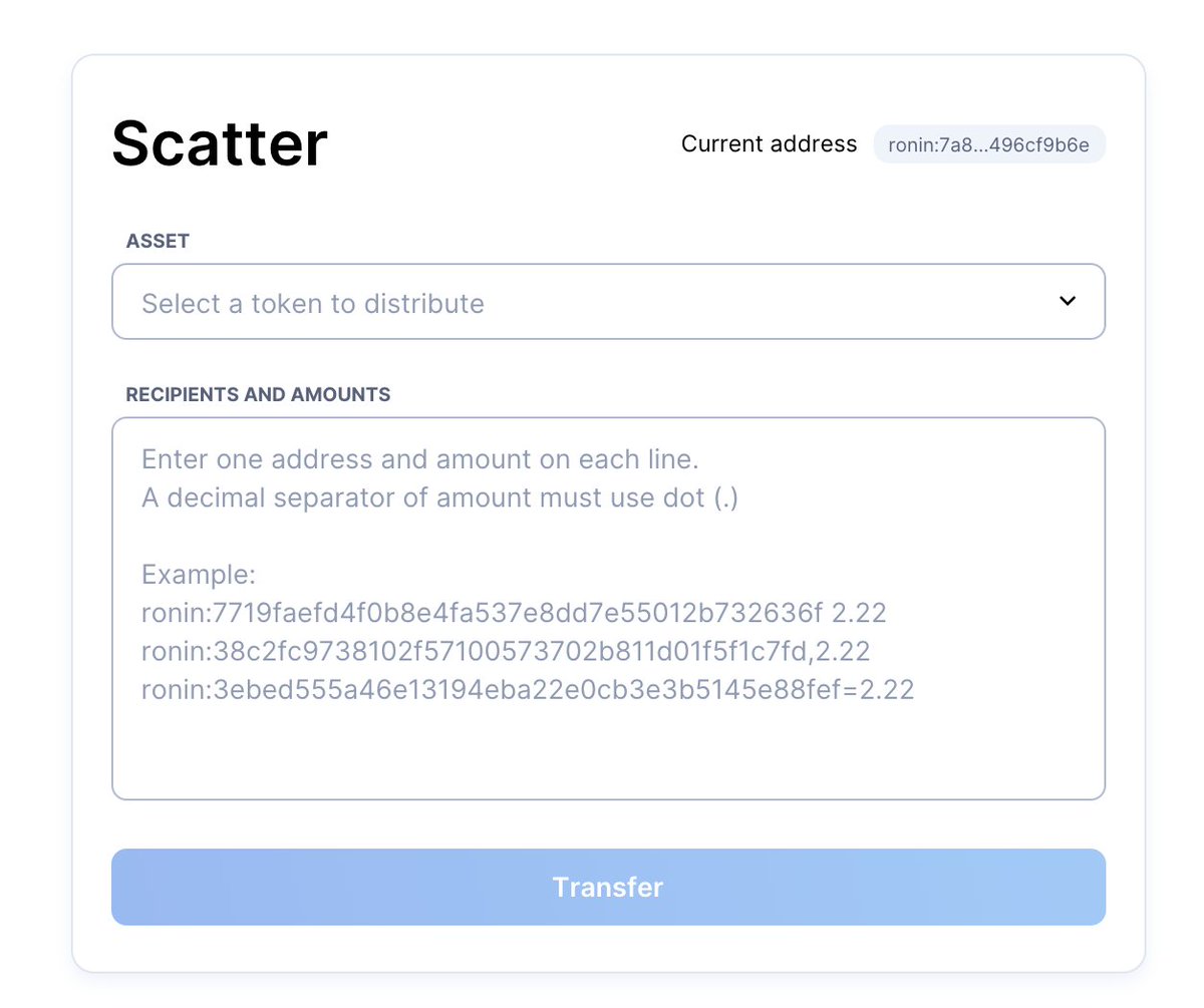 CharliePappas_'s tweet photo. Ya podemos enviar multi pagos de manera muy sencilla!!!! punto a favor para las academias!!!

"Scatter permite a los usuarios enviar fácilmente varios tokens a muchas direcciones diferentes".

@gocholive @AxieBarre @Kkshig3 @robert0_castro @AxiePeralto https://t.co/oa6DeSmwyZ
