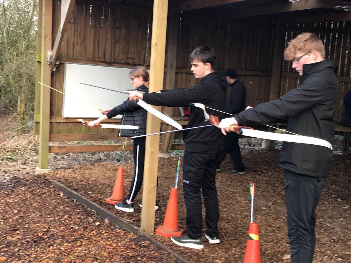 BiddulphHigh's tweet photo. Y12 Workskills students have enjoyed a morning of archery at Stanley Head today. Great fun and most hit the target! π―
#stanleyhead #archery #skilldevelopment #tryingsomethingnew https://t.co/Q8inhGnsTl