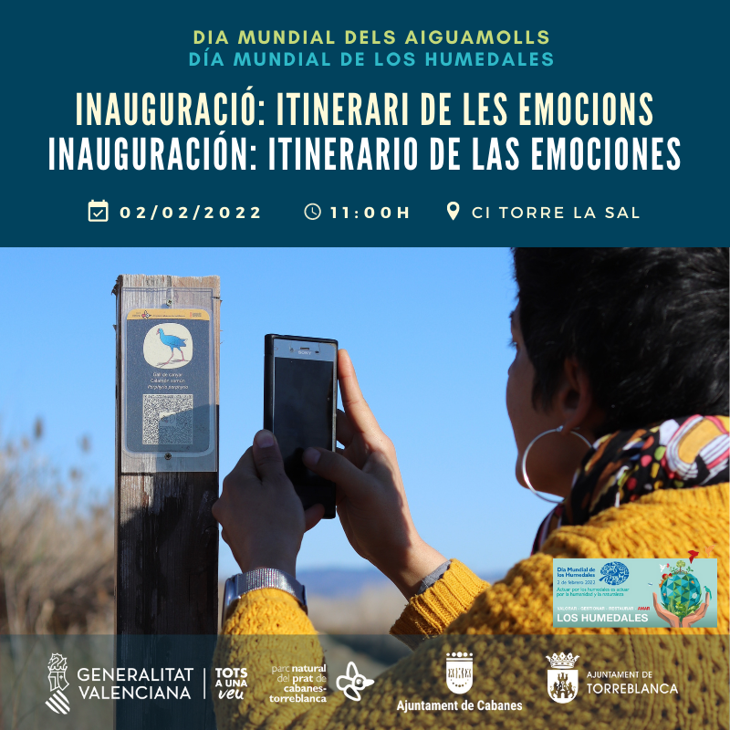 🤩🌟Vine a descobrir el nou itinerari de les emocions al #PNPratCabanesTorreblanca bit.ly/3FZYXIo #DiaMundialDelsAiguamolls
🤩🌟Ven a descubrir el nuevo itinerario de las emociones en el #PNPratCabanesTorreblanca bit.ly/3o2x10p #DiaMundialDeLosHumedales