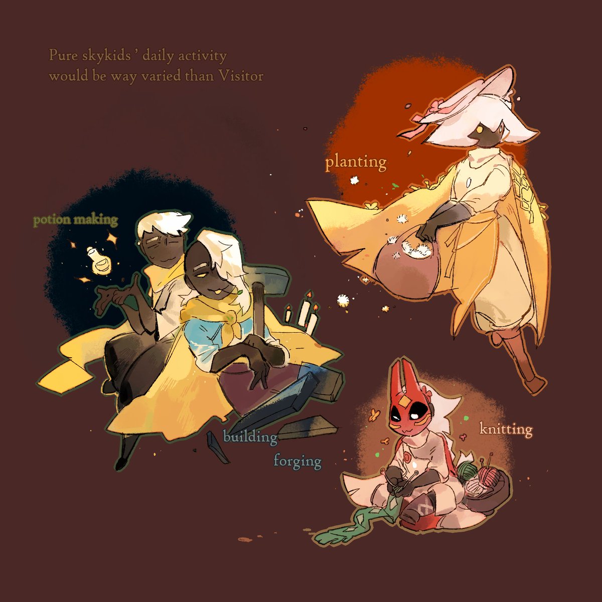 DARKDOG15566158's tweet image. part of skykids oc setting
(add some weapons )