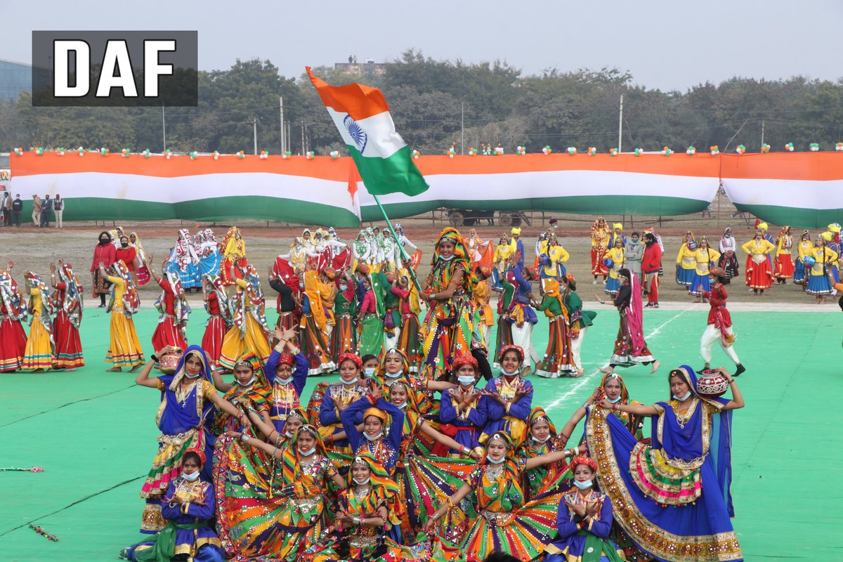 DC_Faridabad's tweet photo. #Information | Some glimpses of cultural program and display of tableaux by various departments in the district level #RepublicDay celebrations last day. (1/3)
#RepublicDayWeek #Faridabad #Haryana https://t.co/iePN7MA9dl