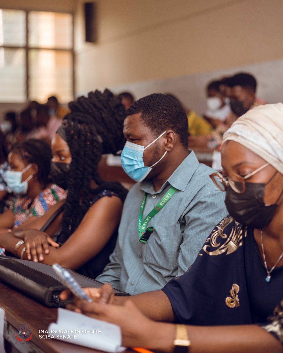 thescisasenate's tweet image. 📸Excerpt of guests at the inauguration of the SCISA 4th Senate last Friday. 

#ScisaSenate
#ScisaKNUST