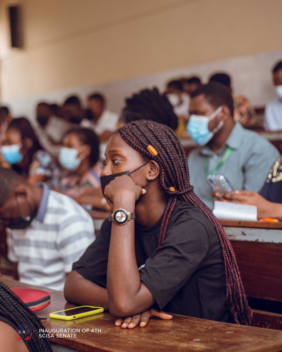 thescisasenate's tweet image. 📸Excerpt of guests at the inauguration of the SCISA 4th Senate last Friday. 

#ScisaSenate
#ScisaKNUST