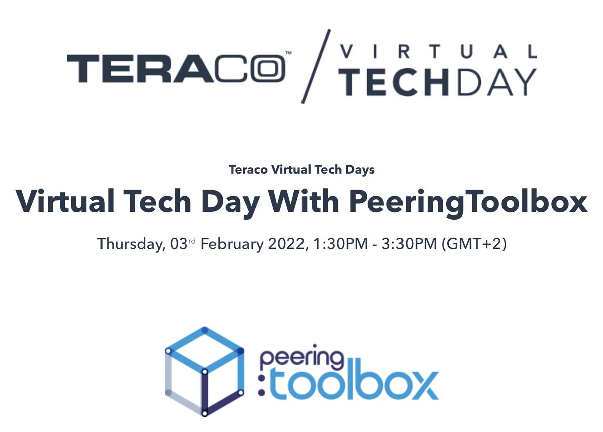 Have you registered for the #Virtual #Tech Day With Peering Toolbox yet? Hear from the <a href="/peeringtoolbox/">peeringtoolbox</a> team, &amp; find out more on tools - #PeeringDB and #IXPDB. <a href="/NAPAfrica_IX/">NAPAfrica IXP</a>, @nnimpuno, @nissen333, <a href="/donalcunningham/">Dónal Cunningham</a>. Register &amp; get involved! ow.ly/KG8j50HENUm