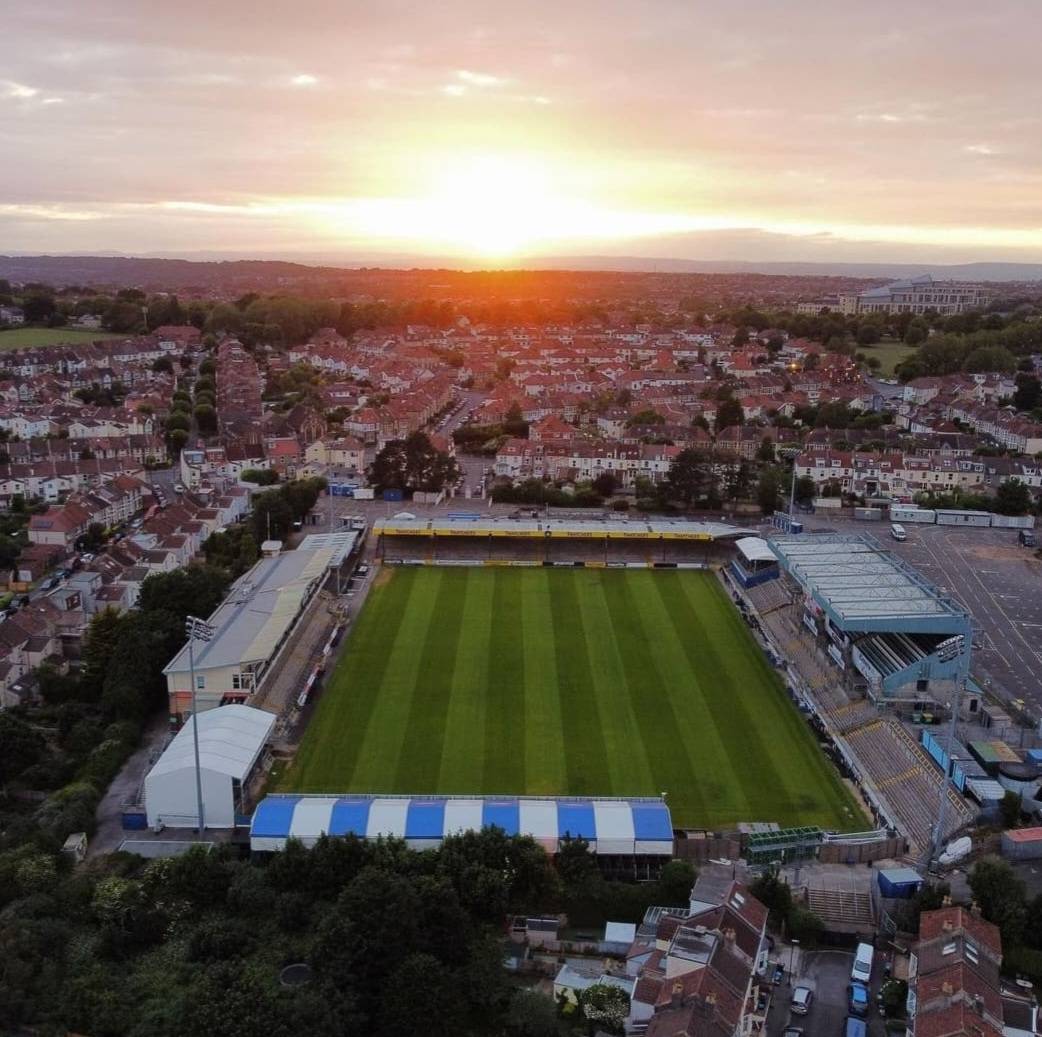 footydevotion's tweet image. Great photo of the Memorial Ground in Bristol ⚽
