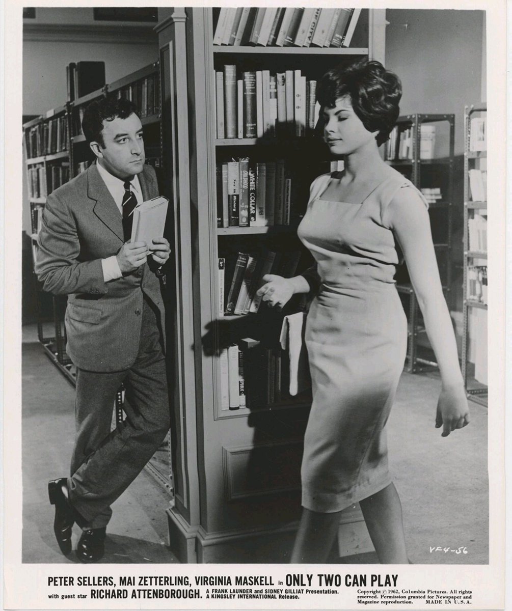 PeterFandom's tweet photo. Good morning Twitter π
1/2. It's a bit of a #PeterSellers day on @TalkingPicsTV today. At 3.50pm #OnlyTwoCanPlay 1962 is on. Directed by #SidneyGilliat with #MiaZetterling #VirginiaMadkell and #RichardAttenborough.
Don't forget #WomanTimesSeven is on at 9pm. https://t.co/iPZGuPHhbY