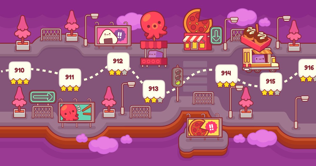 Dinner's served! 🍕 Feast your eyes on 25 mouth-watering levels in a new dinner-themed world!

And don't worry - Piffle's the one on dish duty today 🍽🐱

#piffle #yummy