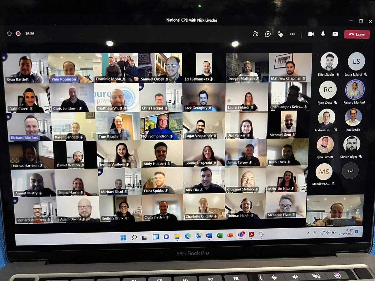 Pure Physiotherapy (@pure_physio) on Twitter photo Fantastic start to the first Pure physio national CPD day of 2022 with <a href="/nicklivadas/">Nick Livadas</a> 💪 update on “when and when NOT” to use injections 💉 in MSK managment. Fantastic discussions around evidence and clinical reasoning #msk #fcp <a href="/AmandaHensman/">Amanda Hensman-Crook</a> <a href="/CSP_FCP/">FCP Programme Coordinator - May</a> <a href="/thecsp/">Chartered Society of Physiotherapy (CSP)</a> Fantastic start to the first Pure physio national CPD day of 2022 with <a href="/nicklivadas/">Nick Livadas</a> 💪 update on “when and when NOT” to use injections 💉 in MSK managment. Fantastic discussions around evidence and clinical reasoning #msk #fcp <a href="/AmandaHensman/">Amanda Hensman-Crook</a> <a href="/CSP_FCP/">FCP Programme Coordinator - May</a> <a href="/thecsp/">Chartered Society of Physiotherapy (CSP)</a>