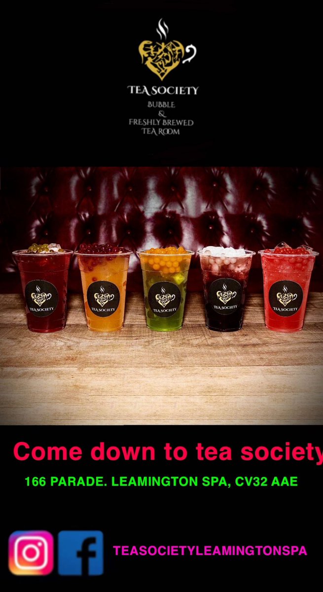 TeaSociety3's tweet photo. Some of our best drinks around https://t.co/9tDmWZybLj