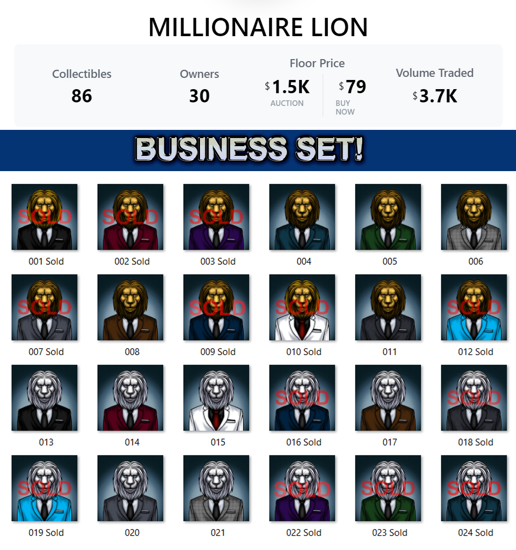 VA | MILLIONAIRE LION CLUB tweet media
