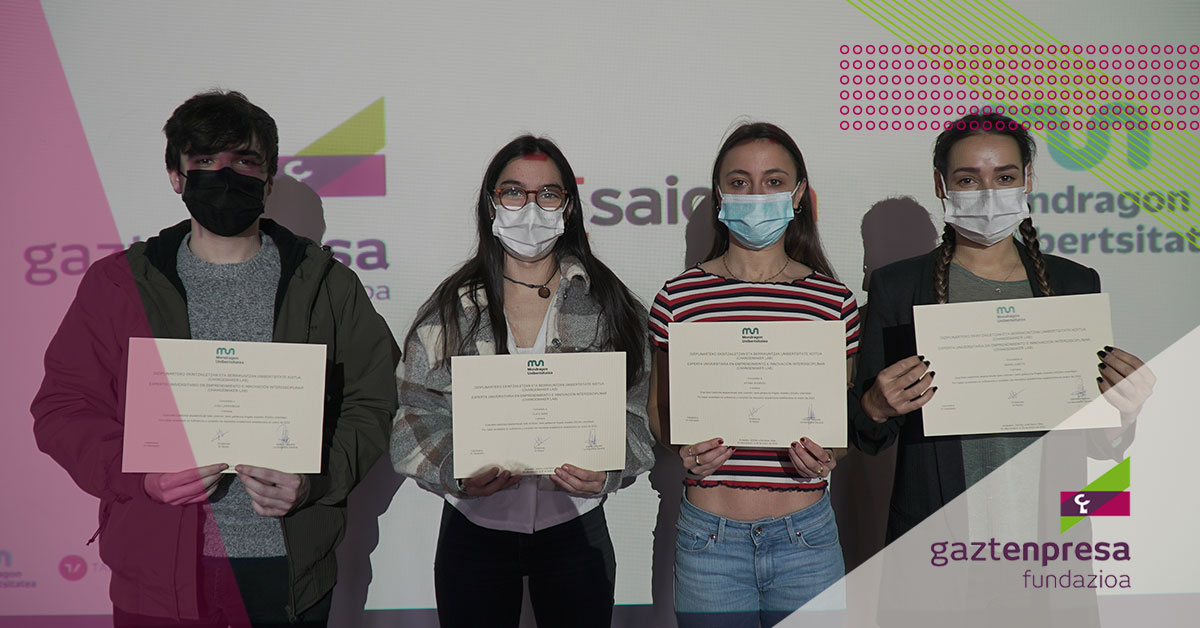 gaztenpresa's tweet photo. #EventoGaztenpresa | 🚀 Ayer estuvimos en la entrega de premios #ChangemakerLab, un programa de @MUnibertsitatea para impulsar el #emprendimiento.
🏆 Zorionak a los proyectos ganadores! https://t.co/7u7RW4OAAx