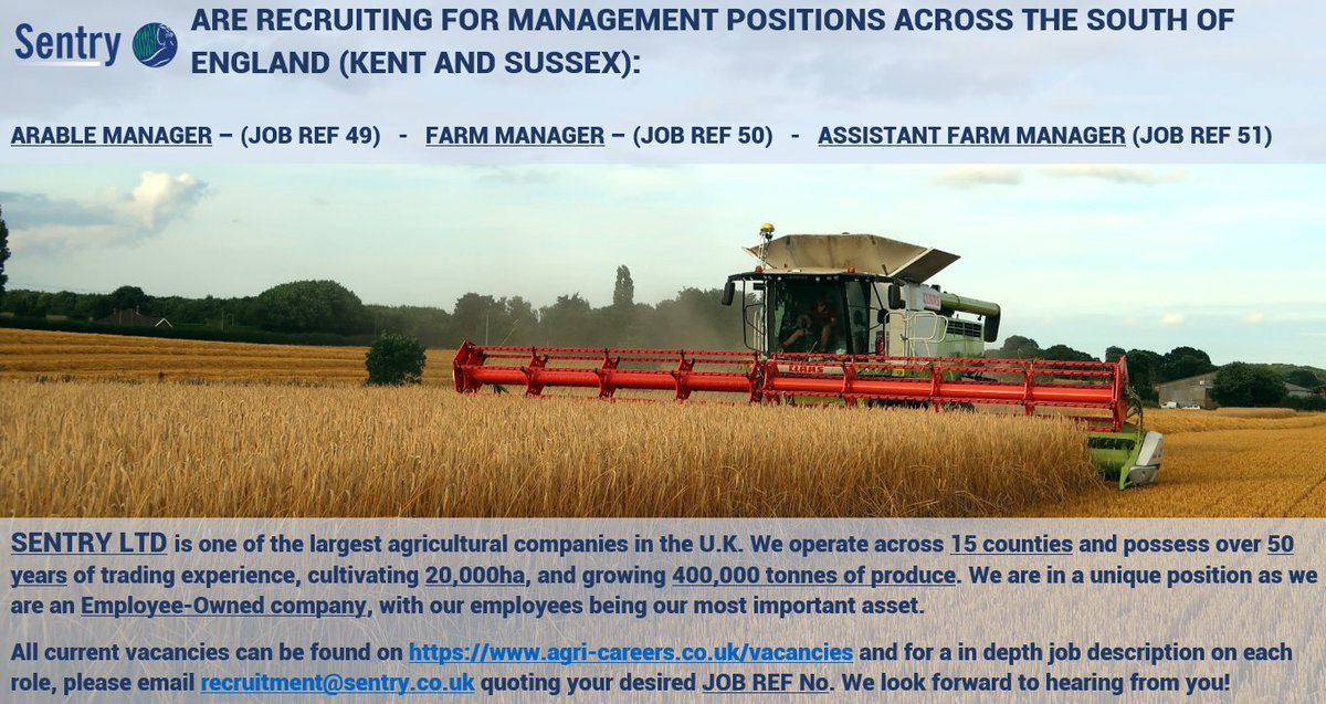 Sentry (@sentryltd) on Twitter photo Fancy a new challenge? We are recruiting for a range of management positions across the South of England, email recruitment@sentry.co.uk for more information 🚜🚜🚜 #recruitment #management #recruiting Fancy a new challenge? We are recruiting for a range of management positions across the South of England, email recruitment@sentry.co.uk for more information 🚜🚜🚜 #recruitment #management #recruiting