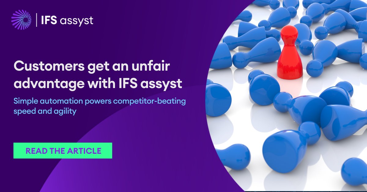 Agility is the key to outrunning the competition.
But how can you be agile when you're weighed down by the operational baggage of the past?
Simple automation is the solution.
ifs.link/3OLqMt
#ESM #Automation #transformation