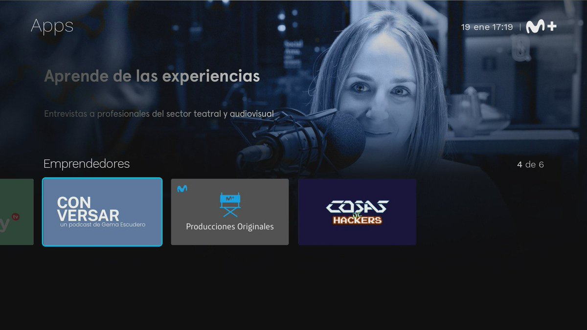 Ya podéis encontrar Conversar en las #LivingApps de Movistar. @universo_media 
Muchísimas gracias. 🤗 ¡Muy pronto nueva temporada! Mientras, podéis escuchar los primeros 24 episodios de entrevistas con invitados como <a href="/alexgarcia_web/">Álex García</a> <a href="/_alexrodrigo_/">Alex Rodrigo ❤️🖤</a> o <a href="/victor_palmero/">Víctor Palmero</a> ✨