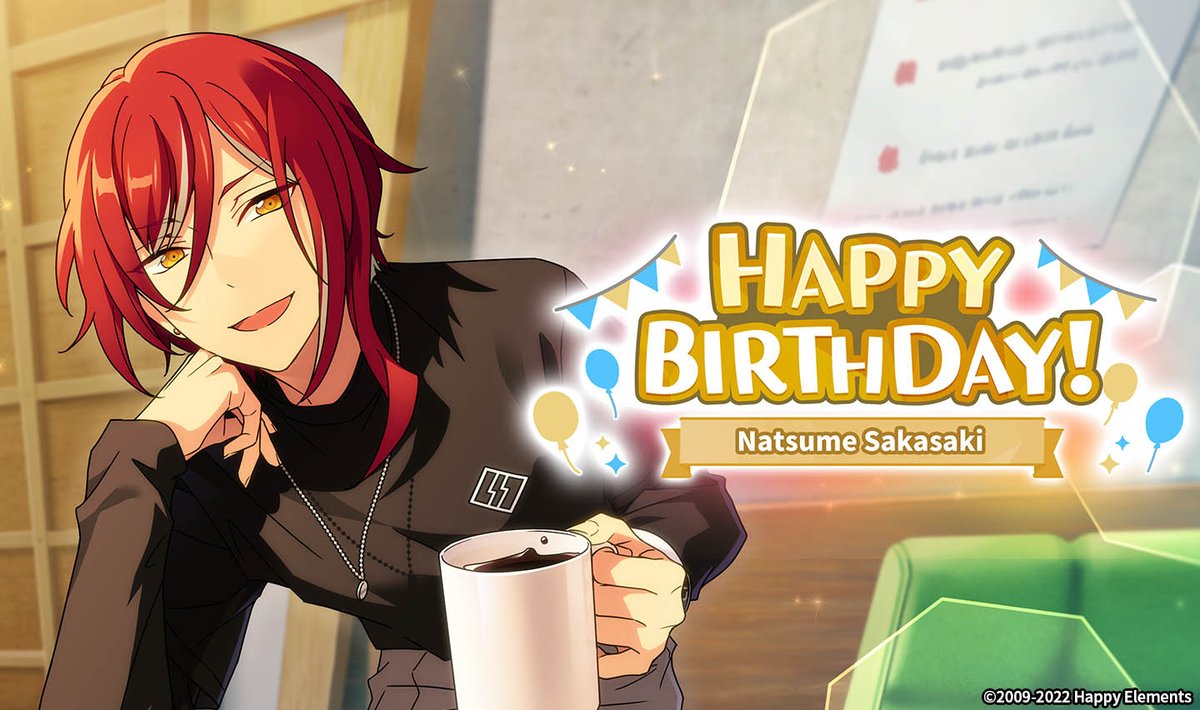 enstarsmusic_EN's tweet photo. 🎊February 4 is the birthday of Natsume Sakasaki in Switch!

Happy Birthday to Natsume! 🥳🎂 https://t.co/PUDsfByZZi