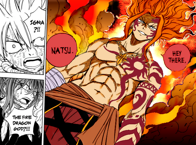 RT @aashir981: Coloured Fire Dragon God Ignia. 
#FAIRYTAIL 
#FAIRYTAIL100YEARSQUEST https://t.co/aoF6mqaRxX