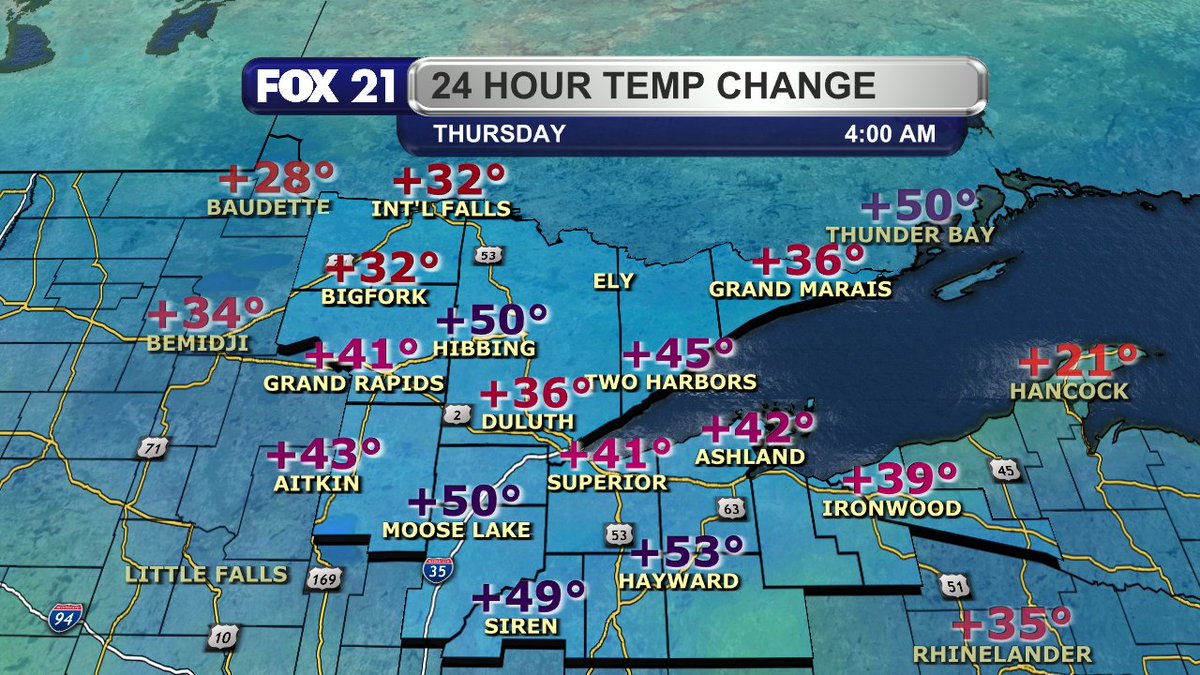 KenSlama's tweet photo. I'd say its just a bit warmer this morning in #Northland.  Thank you to whoever turned the heater on. Never mind it's still only 20° in Duluth and 16° in Hibbing right now. +50°! #mnwx #wiwx https://t.co/6zlJvVpEsQ