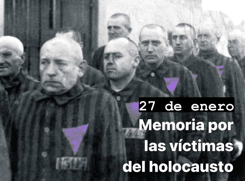 laplumaparla's tweet photo. ⚫️ Hoy es el día de Memoria por las víctimas del Holocausto.
Hasta la liberación de Auswichtz, hace 77 años, fueron asesinadas más 100.000 de personas LGBTI+ en los campos de concentración nazi. Por el simple hecho de ser, de existir. https://t.co/OpqoZIGs63