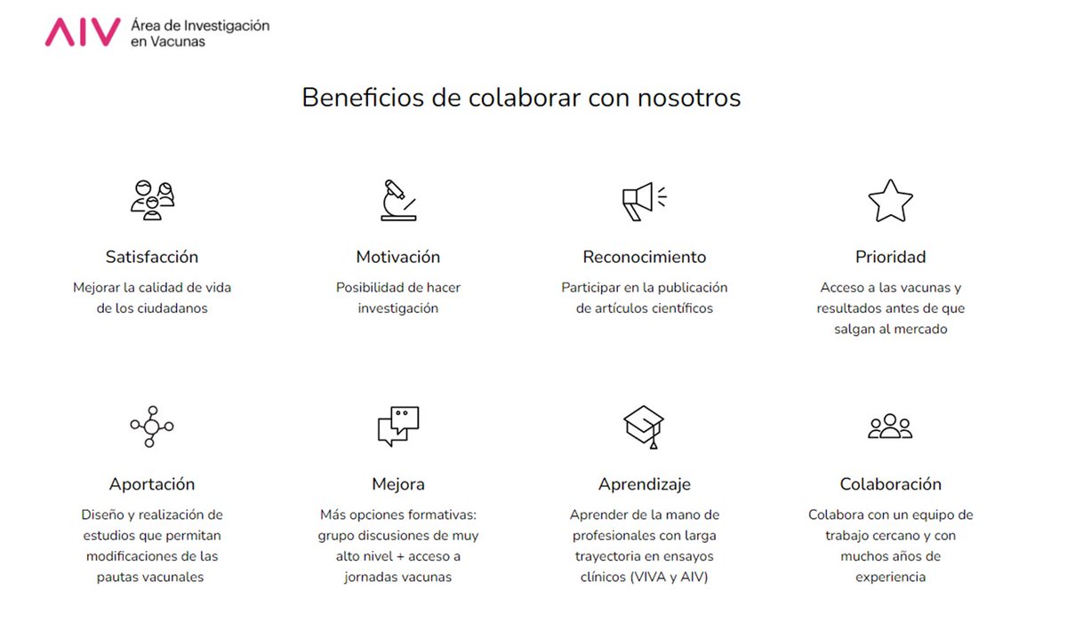 En el #AIV defendemos que la investigación y la práctica clínica son indivisibles. Por ello, animamos a todo el personal sanitario a iniciarse en ello.

➡️ Consulta nuestra web y descubre cómo colaborar con nosotros y los beneficios que ello trae.

aivfisabio.com/colabora-como-…