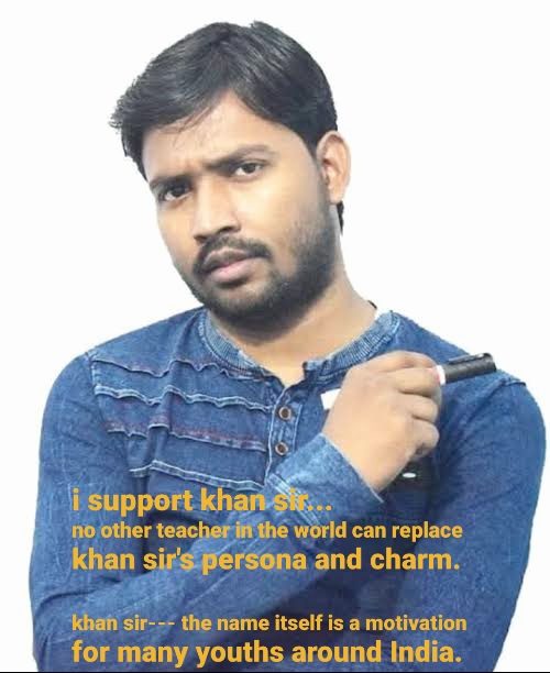 Sameer199325's tweet photo. #khansir

We support and we stanby with khan sir, no matter what comes, but our PRIDE our Sir will always remains our HERO.....

STUDENTS SUPPORT KHAN SIR🇮🇳 https://t.co/ypGt4CMF5n