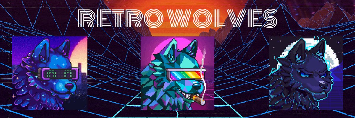 nft_draxcyl's tweet photo. I'm not really good at making art but I tried anyway since I'm in love with the project and the art. I created an infographic on how to get whitelisted and a twitter banner hope you guys can check it out! @RetroWolvesNFT #RetroWolvesNFT #RetroWolvesNFT https://t.co/CKVQpkknyP