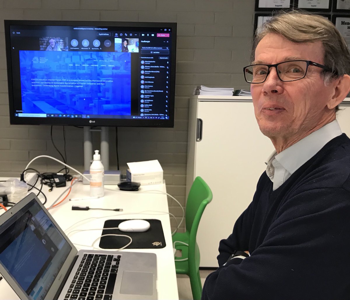 The latest research of AI-assisted situational  awareness is being presented at ⁦<a href="/FIIF_catalyst/">FIIF_catalyst</a>⁩ AISA seminar. Over hundred registered for the event, looking forward to hear real cases from industry. ⁦<a href="/dimecc_fi/">DIMECC</a>⁩  #DIMECC #ai #teollisuus