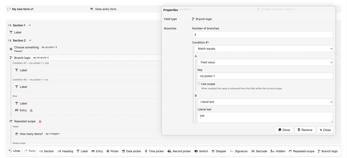 nbevans's tweet image. Just built - fairly casually over a couple weeks - a HTML5 drag-drop designer for our forms engine in #WebSharper, 100% #fsharp 0% JavaScript. The forms it produces are consumable by our Web, Android, UWP and iOS apps.