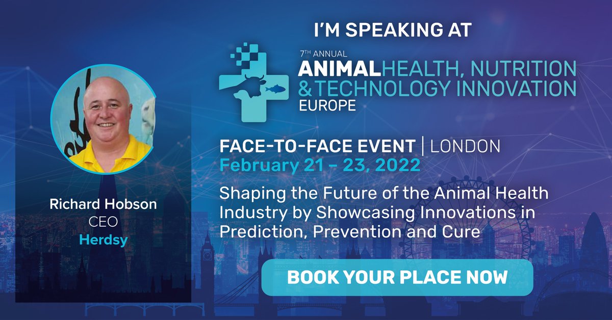 HerdsyHQ's tweet photo. In a shameless act of self-promotion, don't forget, @Herdsy &amp; a host of other amazing companies, will be speaking at the @KisacoResearch AHNTI conference in London 21-23! So don't forget to book your ticket. We, promise to be entertaining but Rich's hat &amp; Suit are  staying home!! https://t.co/4PkZoNekZe