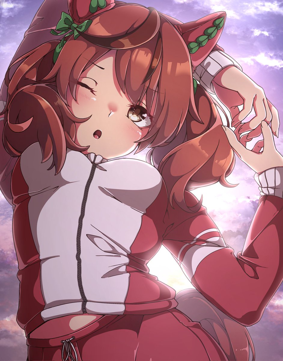 ナイスネイチャ(ウマ娘) 「#ド直球に言いますがフォローしてください 
#ウマ娘
ウマ娘描き始めました!フォ」|ごくうのイラスト