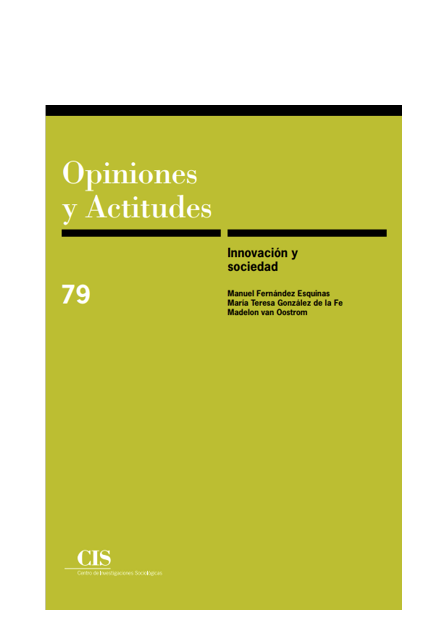 ‘Innovación y sociedad’: nuevo libro de la Colección Opiniones y Actitudes del <a href="/CIS_Institucion/">Centro de Investigaciones Sociológicas</a>. 

Sus autores son Manuel Fernández Esquinas, presidente de la FES, María Teresa González de la Fe y <a href="/madelonvan/">Madelon van Oostrom</a>

📍 ow.ly/MsZq50HEgwy