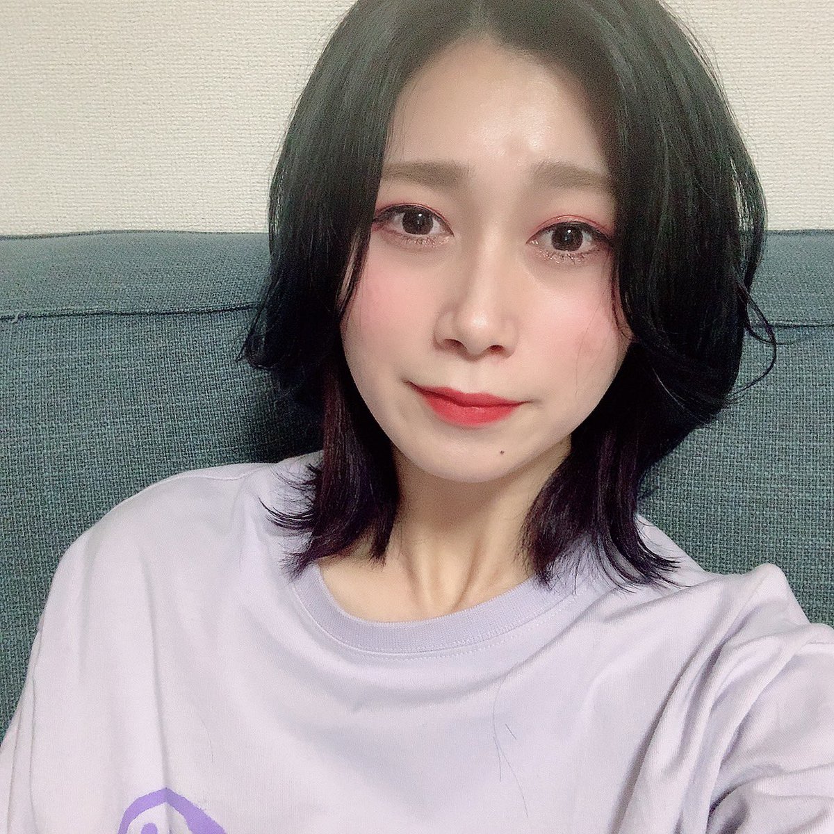 ering__91's tweet photo. 染めたよー！！！💙💜 https://t.co/KxRrMdrsGg