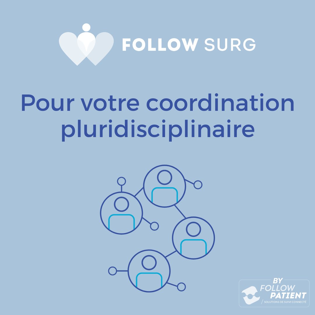 FOLLOW SURG est notre logiciel de #télésuivi conçu pour les spécialistes de l'#obésité. Vous pouvez assurer votre #coordination pluridisciplinaire mais pas que ! #esanté 

Vous voulez en savoir plus sur les autres fonctionnalités  ➡ pro.followsurg.com