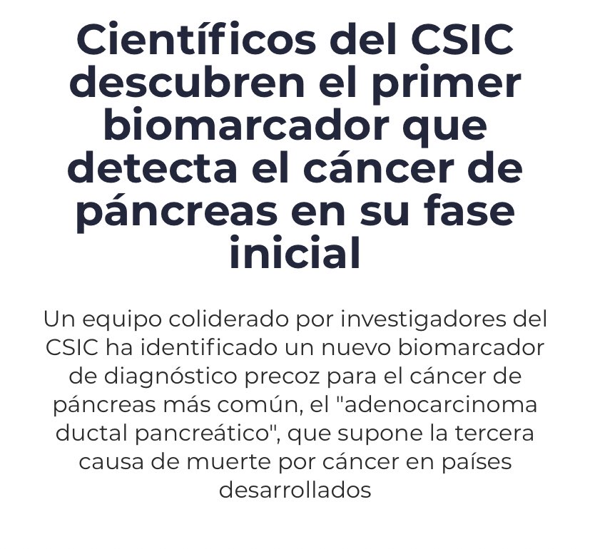Para mí, sin lugar a dudas, esta es la noticia del día, de la semana y del mes. #ciencia #investigacion