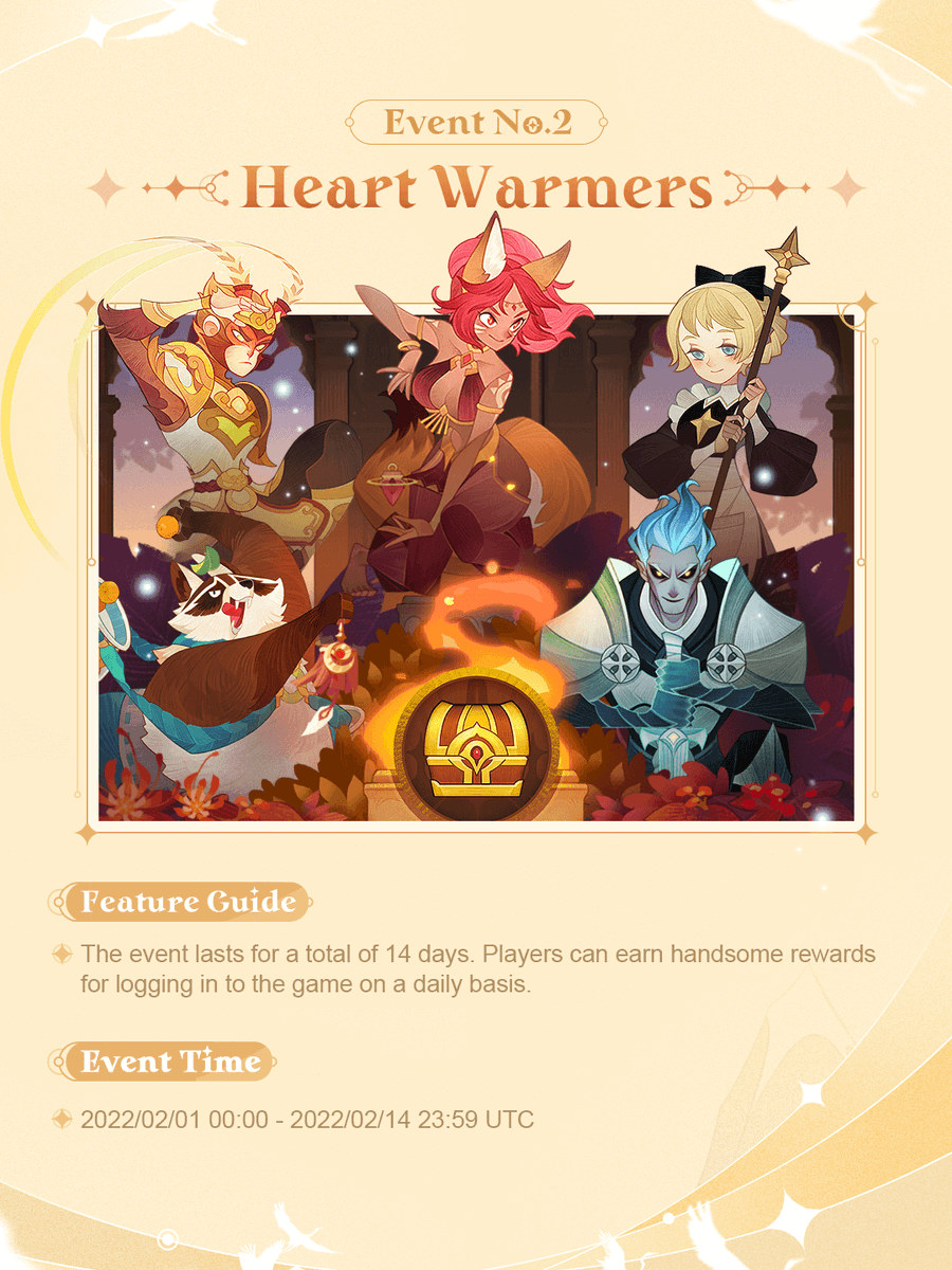 AFK_Arena's tweet photo. Patch 1.82 features some exciting events with equally exciting rewards! 

Heroes of Esperia and the Isle of Gold are going to return with new optimizations that will spice up the battle between you and your fellow adventurers!

Check out the event details below! 👇

#AFKArena https://t.co/f0FqGDPB57
