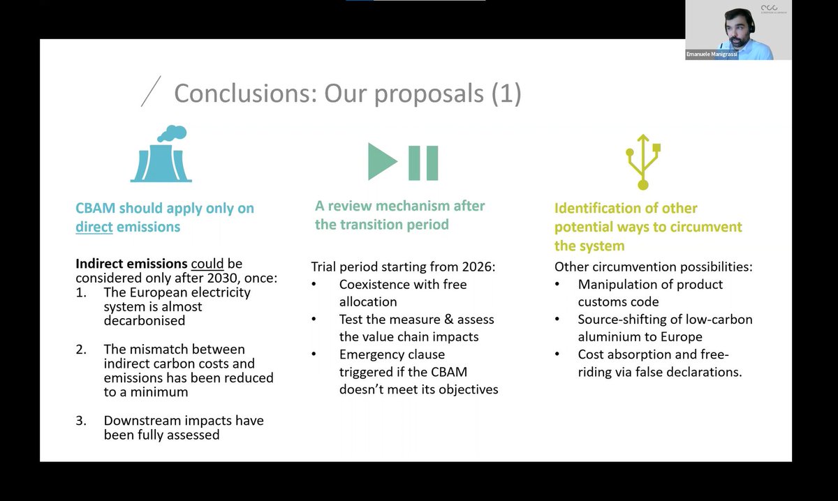 emanuele manigrassi (@emanigrassi) on Twitter photo Excellent panel discussion yesterday on how to design an effective #CBAM for the 🇪🇺#Aluminium value chain. Full support to a "cautious but ambitious" approach. Ready to work with <a href="/EU_ENV/">EU Environment</a> Rapporteur <a href="/MChahim/">Mohammed Chahim</a>, <a href="/EU_Taxud/">EU Tax & Customs 🇪🇺</a> <a href="/MElenaScoppio/">Maria Elena Scoppio</a> & <a href="/EUCouncil/">EU Council</a> + @Europe2022FR Excellent panel discussion yesterday on how to design an effective #CBAM for the 🇪🇺#Aluminium value chain. Full support to a "cautious but ambitious" approach. Ready to work with <a href="/EU_ENV/">EU Environment</a> Rapporteur <a href="/MChahim/">Mohammed Chahim</a>, <a href="/EU_Taxud/">EU Tax & Customs 🇪🇺</a> <a href="/MElenaScoppio/">Maria Elena Scoppio</a> & <a href="/EUCouncil/">EU Council</a> + @Europe2022FR