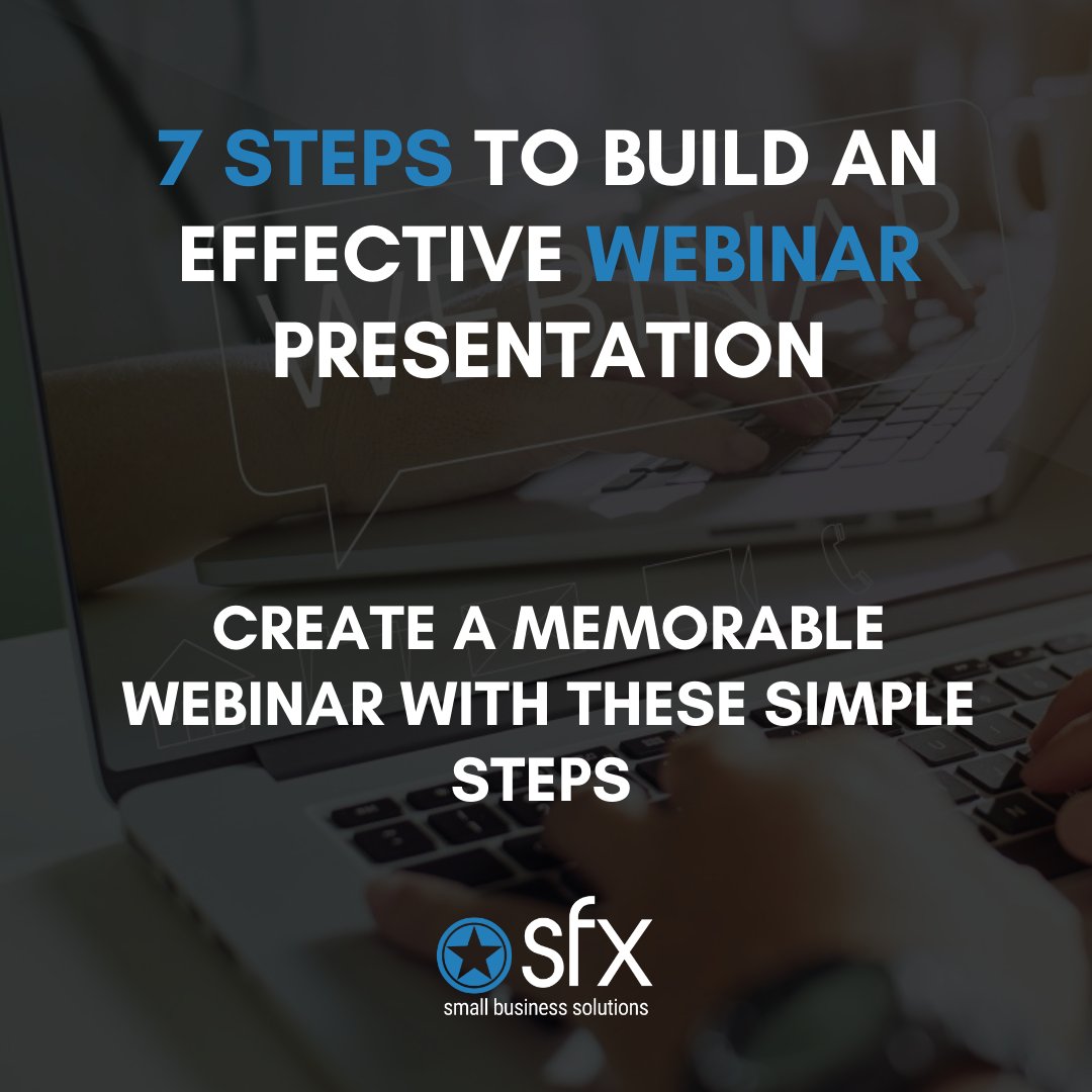 sfxdotcom's tweet photo. 💻 🖱️ Follow these 7 steps to create a memorable webinar.
Want to know more? Read the full steps here: https://t.co/HzHzrwYV0O
#techbusiness #smallbusiness #entrepreneur #webdesign #blog #blogthursday #sfxdotcom https://t.co/foGJVvUlqV
