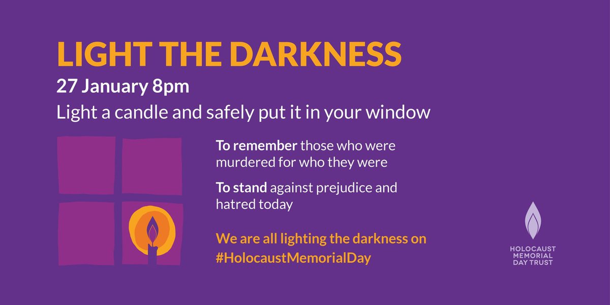 Today is #HolocaustMemorialDay   , when we remember the millions of people killed by the persecution of the Nazis, as well as subsequent genocides in Cambodia, Rwanda, Bosnia and Darfur