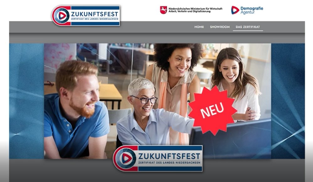 demografieagent's tweet photo. 🔴Informativ. Modern. #agil. Dürfen wir vorstellen❓ Unser #Projekt Zertifikat #ZukunftsFestnds bekommt eine eigene #Website➡️https://t.co/hCsmb2G9TX! Erfahren Sie was #Niedersachsen bewegt und was wir bewegen.

#agile #zukunftsforum #innovation #Personal #HumanResources #Leaders https://t.co/OCjUe1O1oH