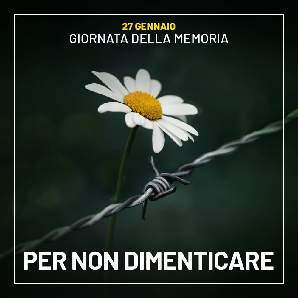 Mov5Stelle's tweet image. Il miglior modo per celebrare la #GiornatadellaMemoria è mantenere vivo il ricordo di quanto accaduto nelle nuove generazioni, per raccontare loro l'orrore scaturito dalla banalità del male, per insegnare loro che quello che è successo in passato può tornare a succedere in futuro