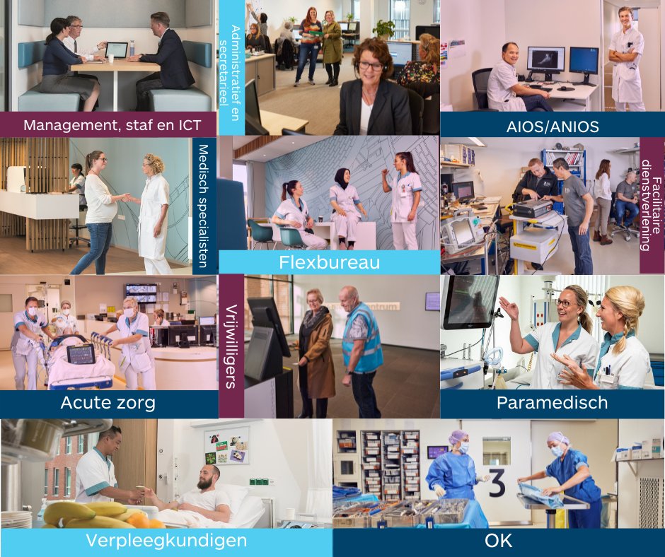 Goede zorg doe je samen! Als team van artsen, verpleegkundigen en vele anderen werken we iedere dag aan een gezondere Zaanstreek. Benieuwd waar je bij ons allemaal aan de slag kunt en hoe het is om bij ons te werken? Bekijk dan één van onze vakgebieden via werkenbijzmc.nl/vakgebieden