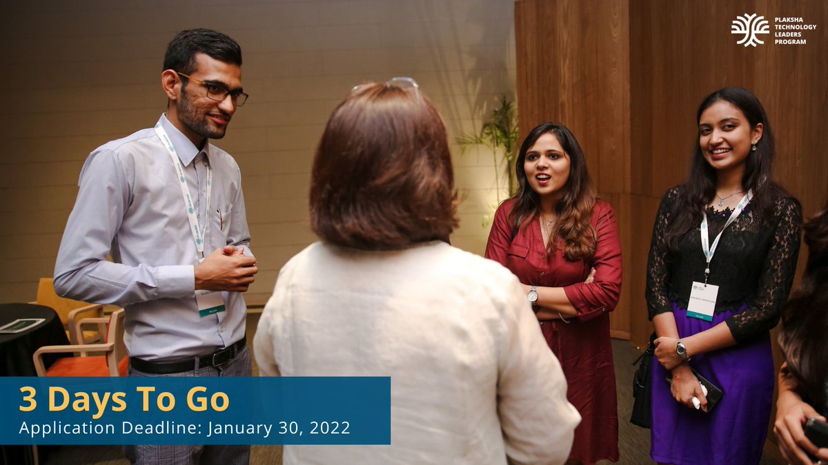 Plaksha_msai's tweet photo. Admissions to the Program are on rolling basis and applying early increases chances of firm admission and financial aid.
Apply Now: https://t.co/JzUdHoXXK1

#PlakshaTLP #TLP2022 #ReImagineTechEd #UniversityofFuture #PlakshaUniversity  #Techleaders https://t.co/clVf7e8yLS