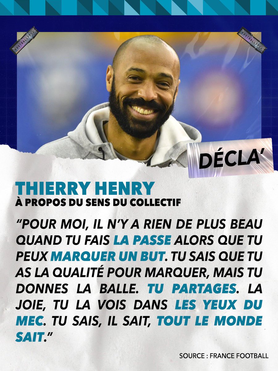 Footballogue's tweet image. [#Décla🗣] Cette Décla de Thierry Henry💬

« Il sait, tu sais, tout le monde sait »