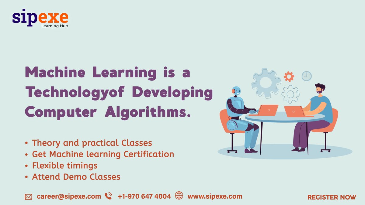 Sipexe_IT's tweet image. Machine learning is a technology-@ bit.ly/3rUoAp9 of developing computer algorithms. Attain confidence for your career by doing a machine learning course
#machinelearning #softwaredeveloper #machinelearningcertification #machinelearningcourse #follwforfollowback #sipexe