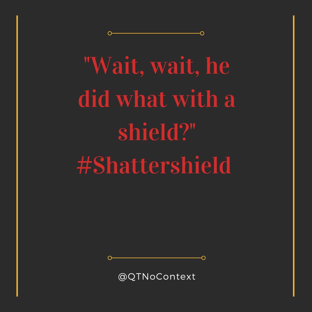 QTNoContext's tweet photo. "Wait, wait, he did what with a shield?"
#Shattershield #ShatAShield
#NoContext #QuestingTime #QuestingTimeComedy #dnd #DungeonsAndDragons #TTRPG #Ravensholm https://t.co/FcsiE0jxJ0