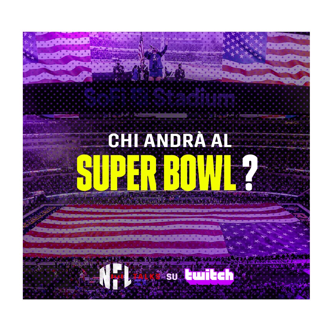 DAZN_IT's tweet image. 4️⃣ squadre rimaste 🐏🐯🏹🔴
2️⃣🎟️ per il #SuperBowl 🏈
1️⃣ sola vincitrice 🏆

Ne parliamo a #NFLTalks con @RobertoGotta, @matgand77 e @MatteoPella alle 15 su #Twitch 👾

#nfldaznitalty #EDNZN #DAZN