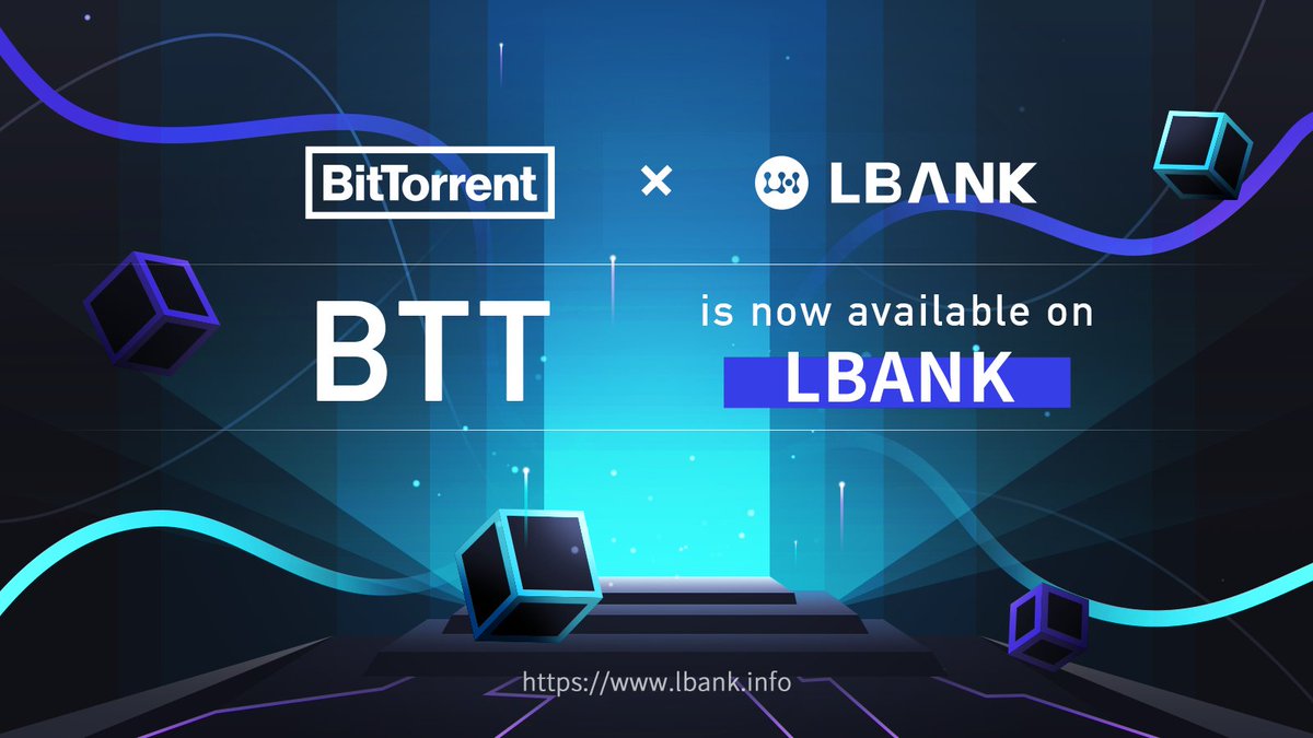 BitTorrent's tweet photo. 📢BTT/USDT spot trading pairs is now available on @LBank_Exchange!
 
🧐Read more: https://t.co/chh2Yk1vCz
 
#BTTC #BitTorrentchain #BitTorrent https://t.co/xGDliN3XBx
