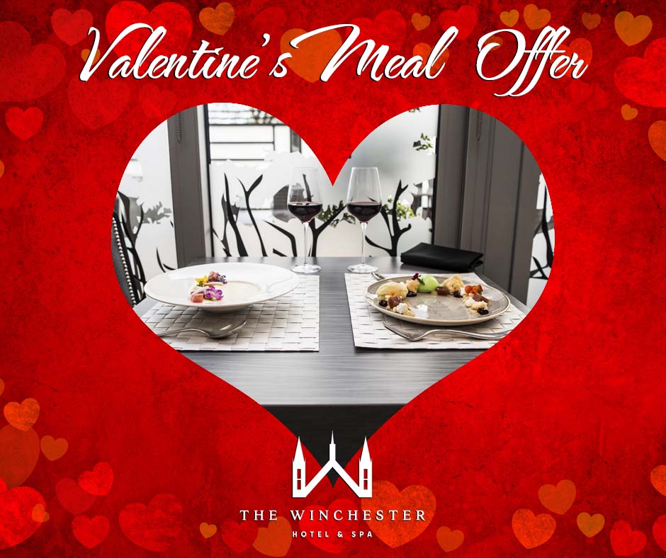 𝐕𝐚𝐥𝐞𝐧𝐭𝐢𝐧𝐞'𝐬 𝐚𝐭 𝐓𝐡𝐞 𝐖𝐢𝐧𝐜𝐡𝐞𝐬𝐭𝐞𝐫 𝐇𝐨𝐭𝐞𝐥 &amp; 𝐒𝐩𝐚
4 course Valentine's menu for just £45 per person. 
Overnight packages including Dinner, Bed and Breakfast  for 2 people from £239 per room.
.
Call today to book: 01962 709 988
thewinchesterhotel.co.uk/hotel-eat.html