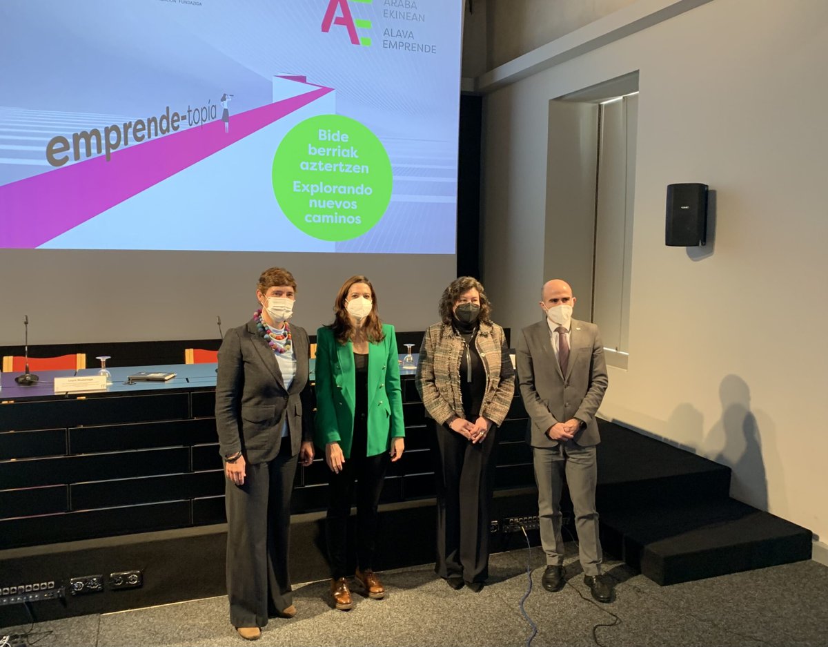 Álava Emprende reivindica el emprendimiento para resolver los nuevos retos de la sociedad y adelanta sus actos centrales a mayo bit.ly/3AQ1CUh
#Gasteiz